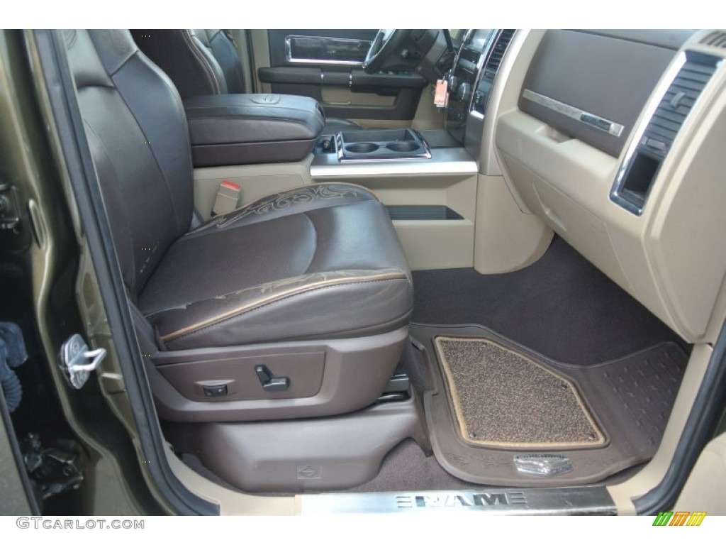 2011 Ram 2500 HD Laramie Longhorn Mega Cab 4x4 - Sagebrush Pearl / Light Pebble Beige/Bark Brown photo #24