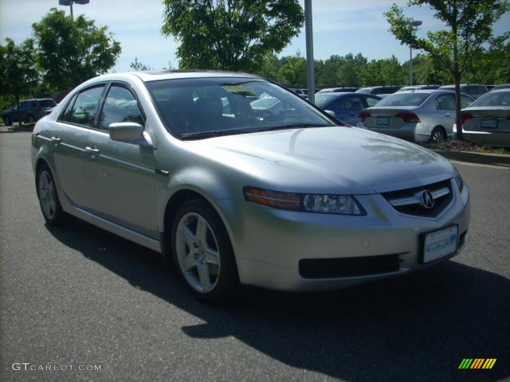 Alabaster Silver Metallic Acura TL