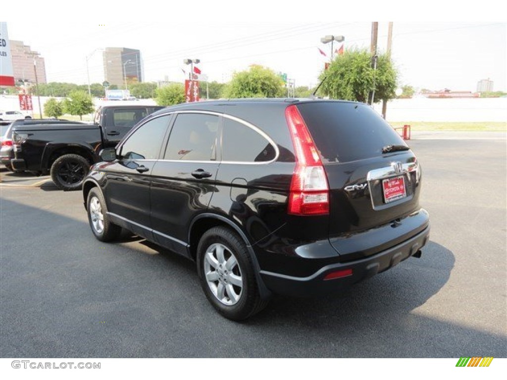 2009 CR-V EX-L - Crystal Black Pearl / Gray photo #5
