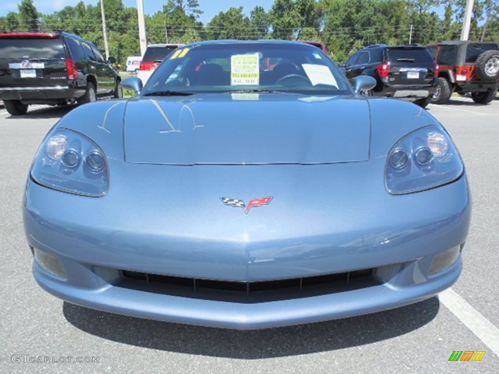 2011 Corvette Coupe - Supersonic Blue Metallic / Ebony Black photo #12