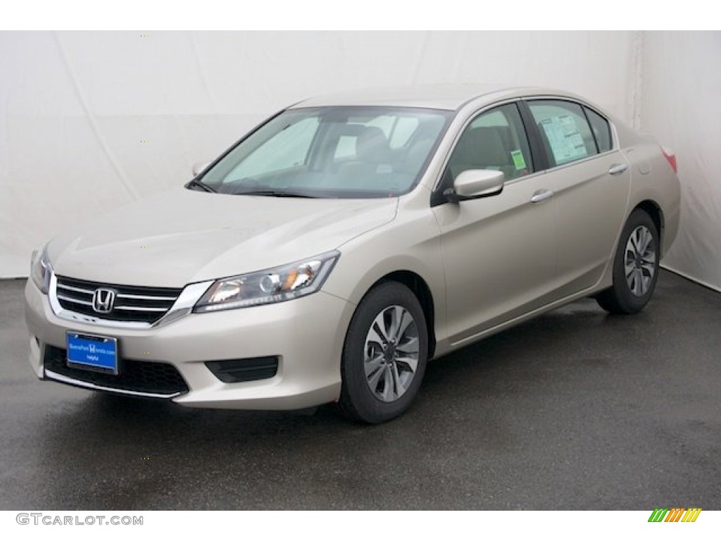 2014 Accord LX Sedan - Champagne Frost Pearl / Ivory photo #3