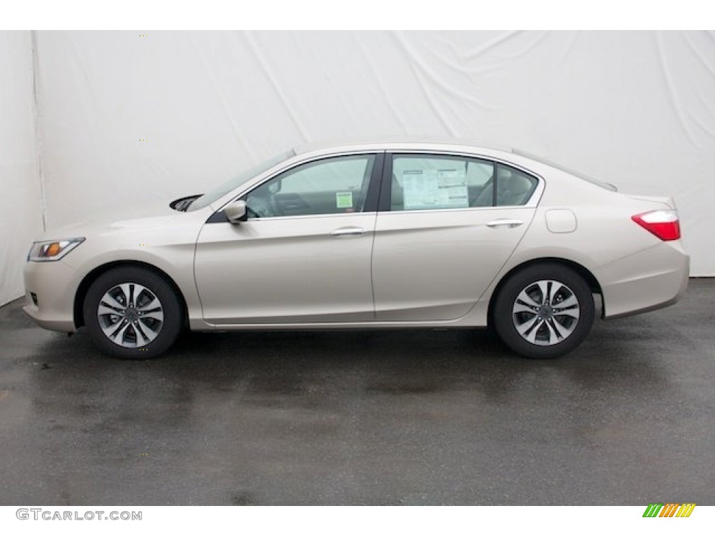 2014 Accord LX Sedan - Champagne Frost Pearl / Ivory photo #4