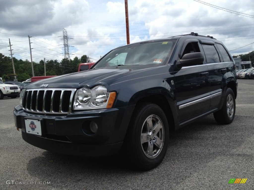 2005 Grand Cherokee Limited 4x4 - Deep Beryl Green Pearl / Dark Khaki/Light Graystone photo #1