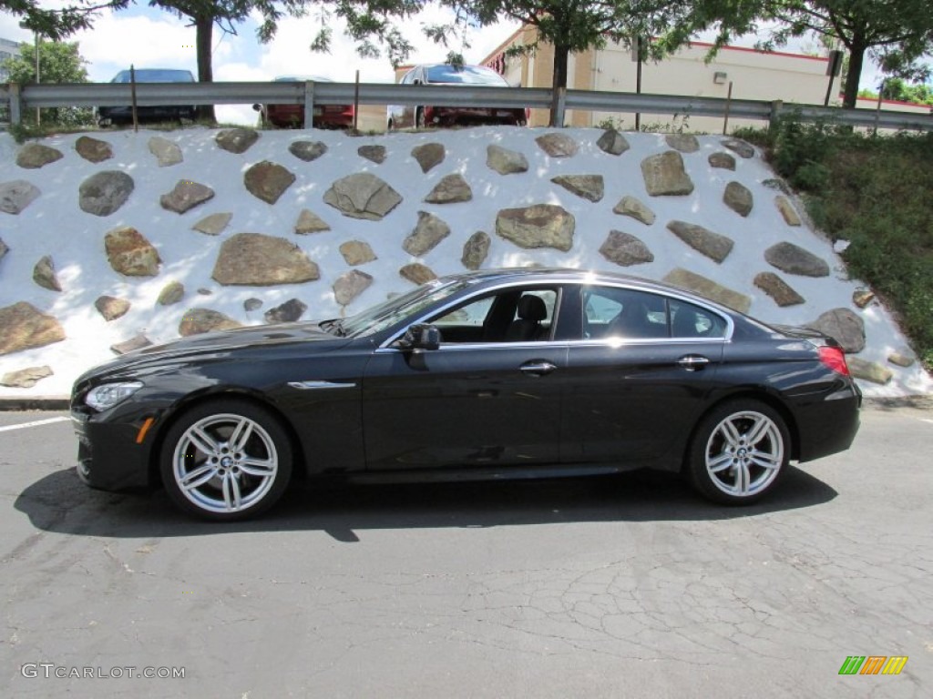 2013 6 Series 650i xDrive Gran Coupe - Black Sapphire Metallic / Black photo #2