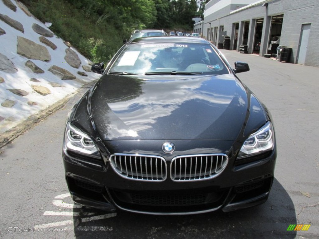 2013 6 Series 650i xDrive Gran Coupe - Black Sapphire Metallic / Black photo #8
