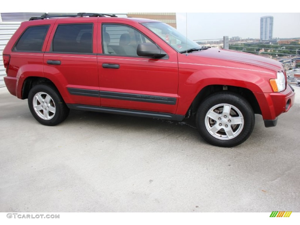 Inferno Red Crystal Pearl 2005 Jeep Grand Cherokee Laredo Exterior Photo #95706962