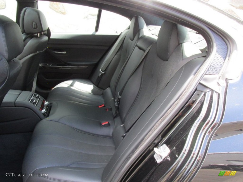2013 BMW 6 Series 650i xDrive Gran Coupe Rear Seat Photo #95707079