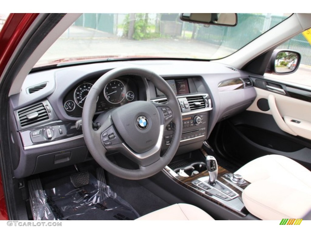 Oyster Interior 2014 BMW X3 xDrive35i Photo #95707937