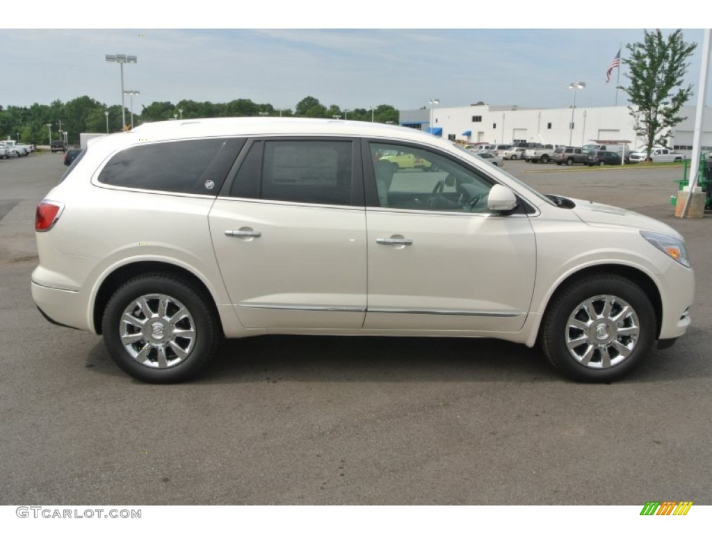 2015 Enclave Premium AWD - White Diamond Tricoat / Light Titanium/Dark Titanium photo #6