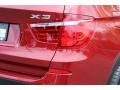 2014 Vermilion Red Metallic BMW X3 xDrive35i  photo #21
