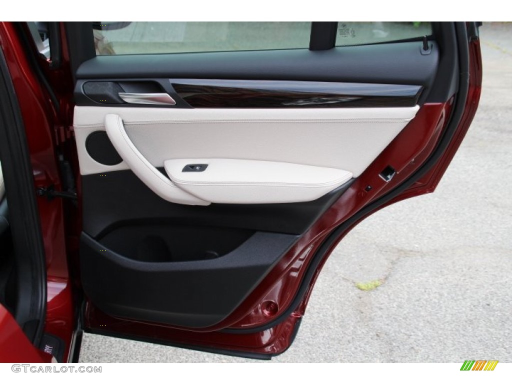 2014 BMW X3 xDrive35i Oyster Door Panel Photo #95708210