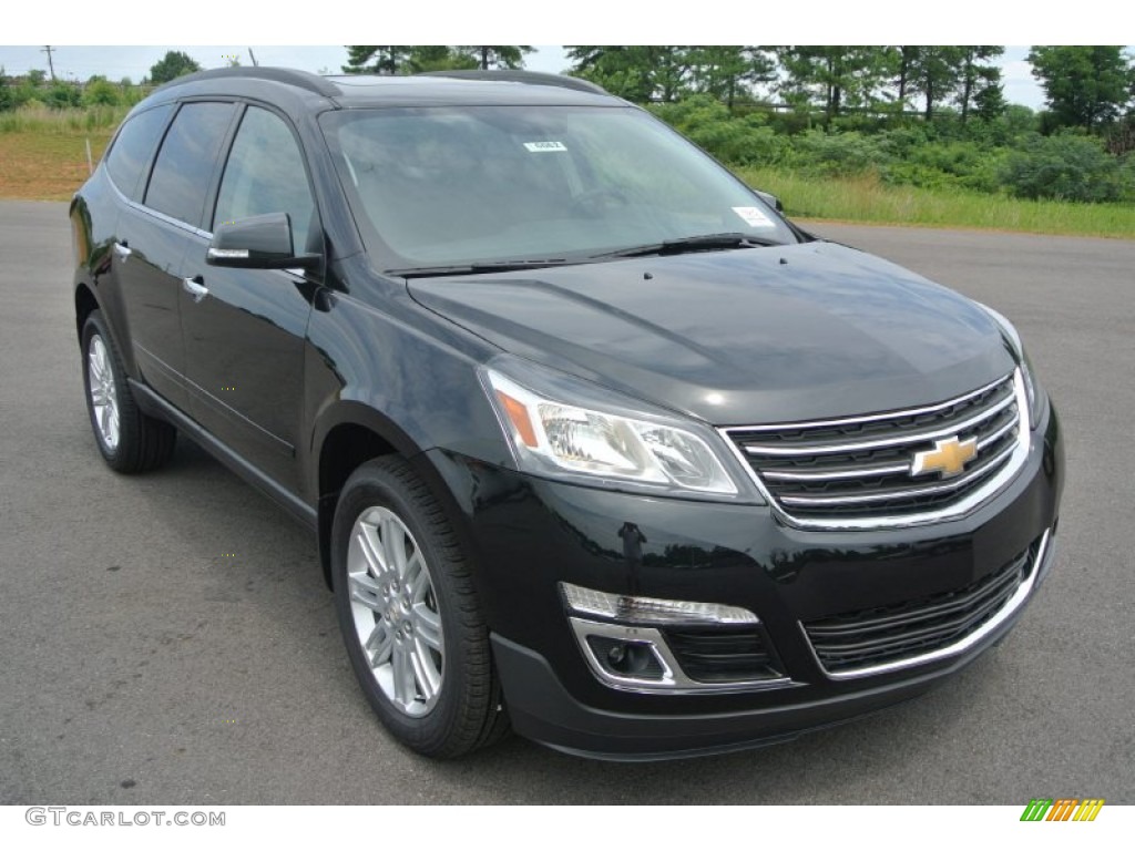 Black Granite Metallic 2015 Chevrolet Traverse LT Exterior Photo #95708669