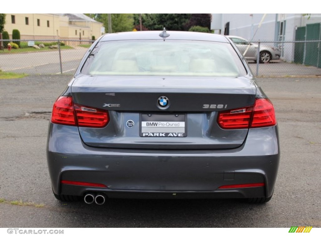 2014 3 Series 328i xDrive Sedan - Mineral Grey Metallic / Venetian Beige photo #3