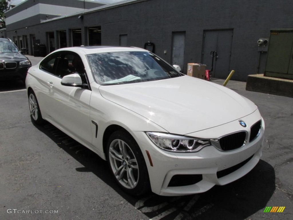 Alpine White 2014 BMW 4 Series 428i xDrive Coupe Exterior Photo #95709438