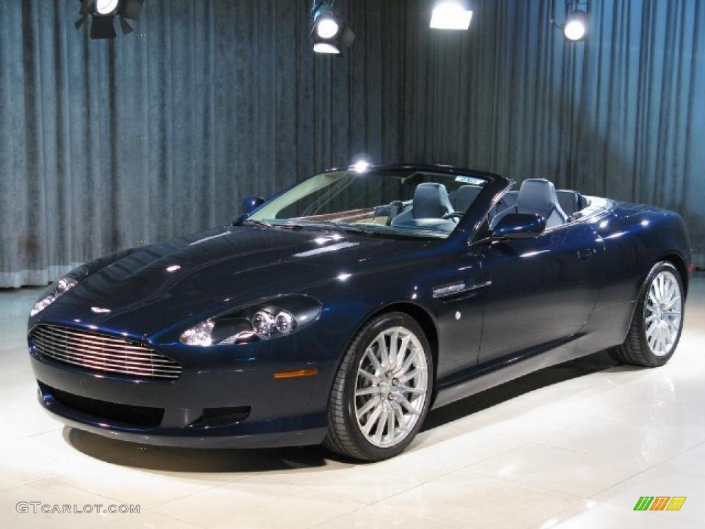 Dark Blue Metallic Aston Martin DB9