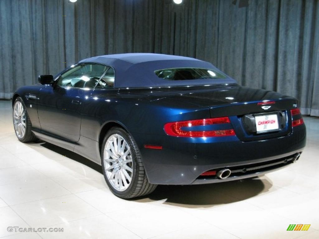 2006 DB9 Volante - Dark Blue Metallic / Blue/Beige photo #2