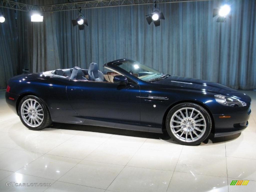 2006 DB9 Volante - Dark Blue Metallic / Blue/Beige photo #3