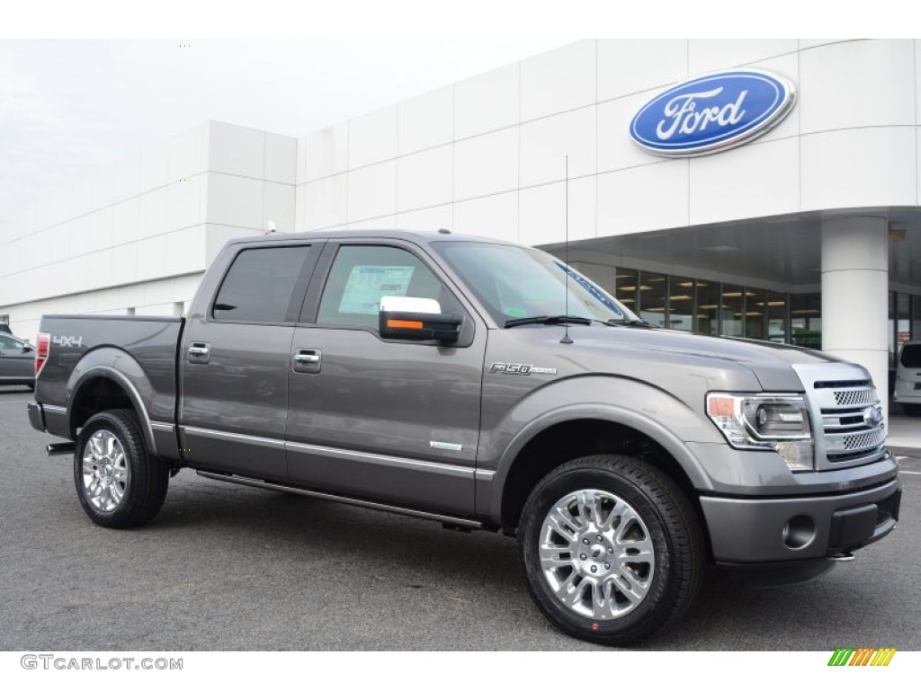 2014 F150 Platinum SuperCrew 4x4 - Sterling Grey / Platinum Unique Black photo #1