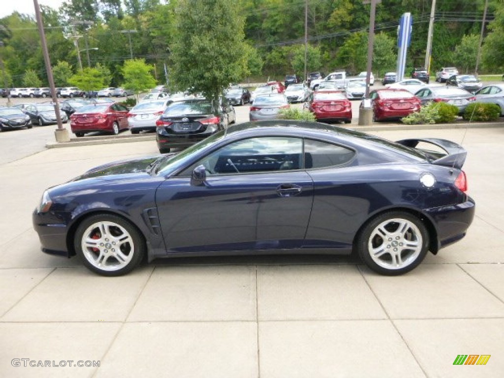 Moonlit Blue 2005 Hyundai Tiburon SE Exterior Photo #95710331