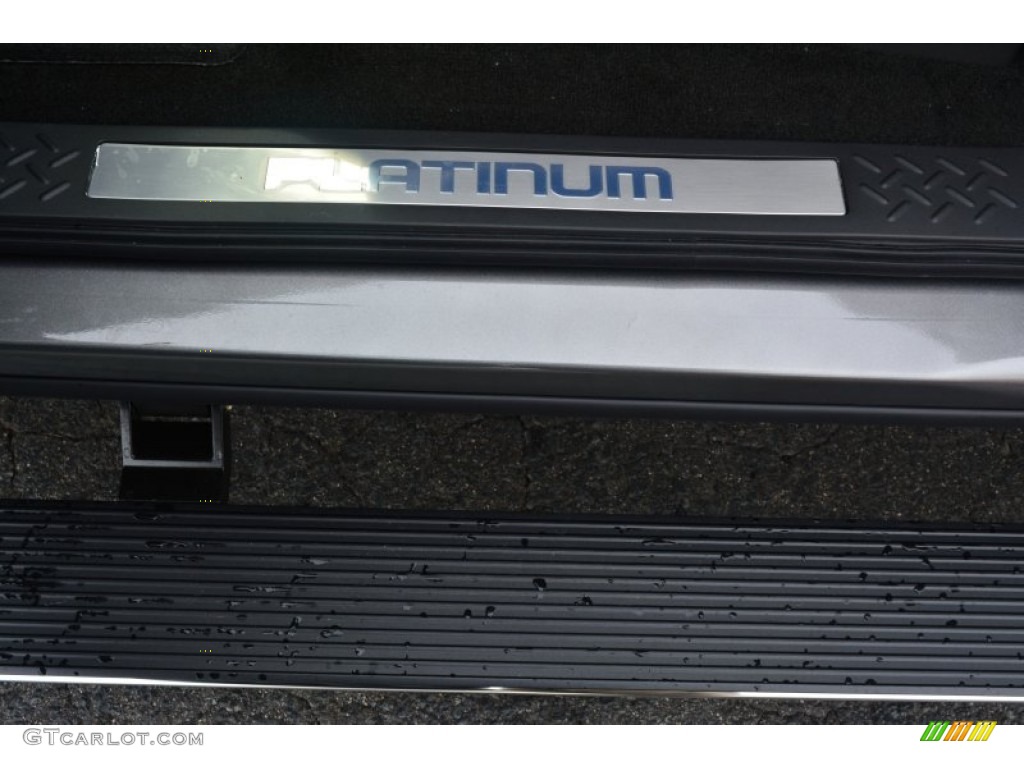 2014 F150 Platinum SuperCrew 4x4 - Sterling Grey / Platinum Unique Black photo #15