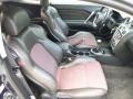 2005 Hyundai Tiburon Black/Red Interior Front Seat Photo