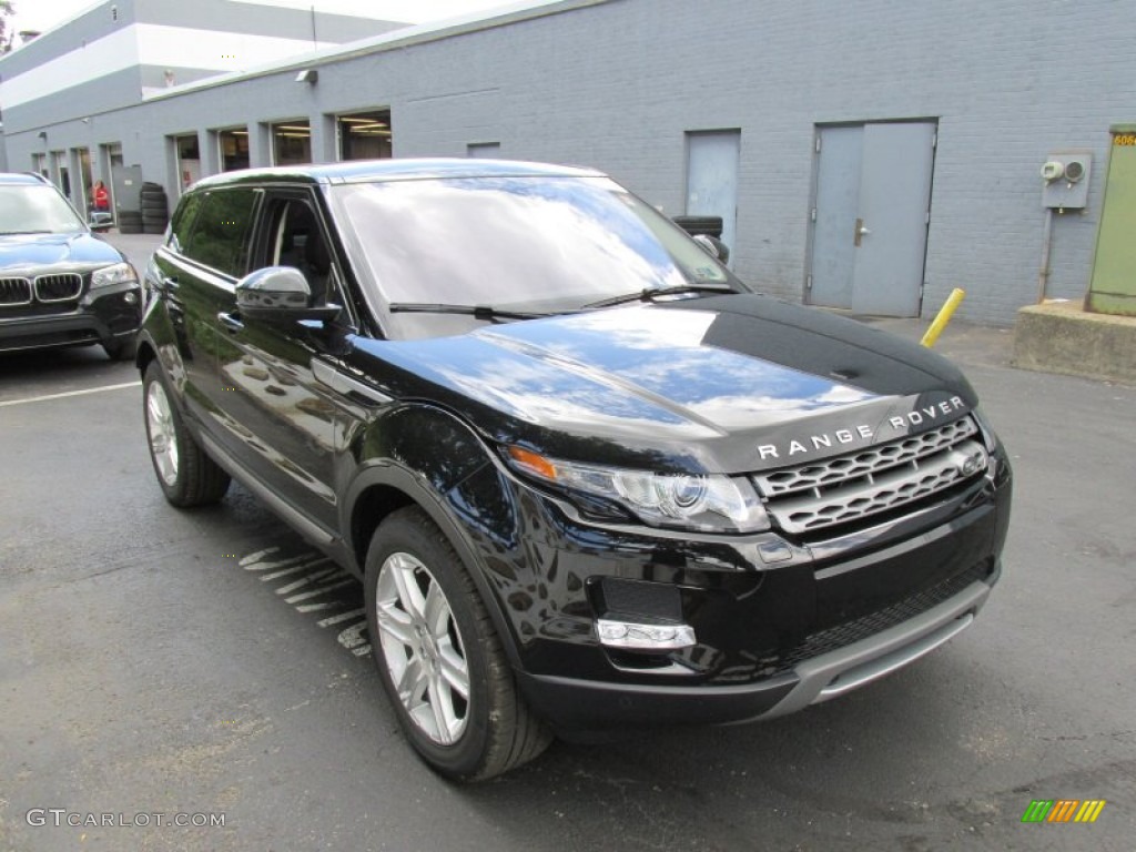 Santorini Black Metallic 2015 Land Rover Range Rover Evoque Pure Premium Exterior Photo #95710490
