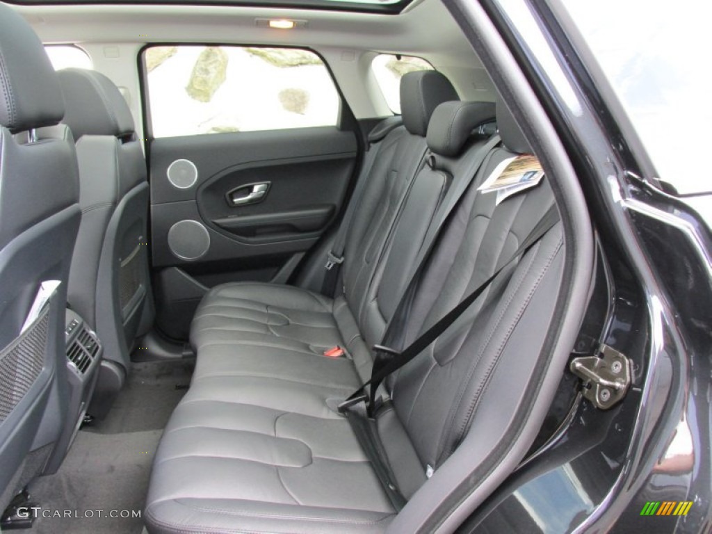 Ebony Interior 2015 Land Rover Range Rover Evoque Pure Premium Photo #95710649