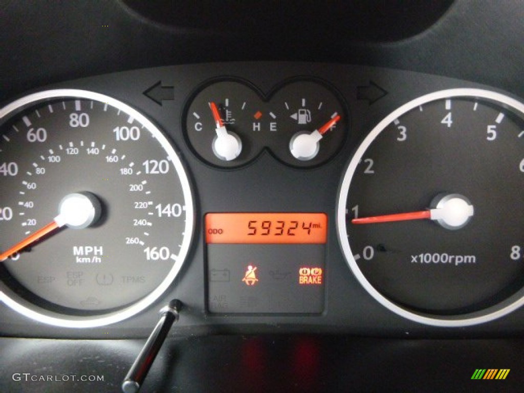 2005 Hyundai Tiburon SE Gauges Photo #95710676