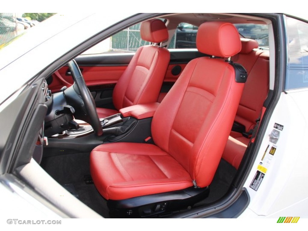 Coral Red/Black Interior 2012 BMW 3 Series 328i Coupe Photo #95710892