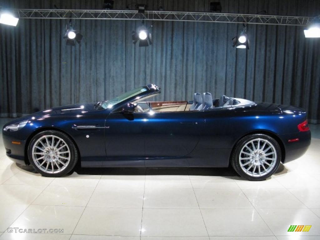 2006 DB9 Volante - Dark Blue Metallic / Blue/Beige photo #17
