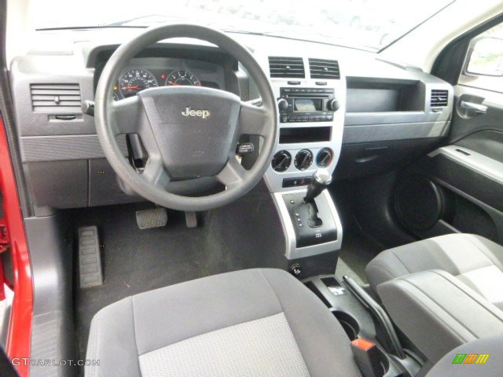 Dark Slate Gray Interior 2008 Jeep Compass Sport 4x4 Photo #95712860