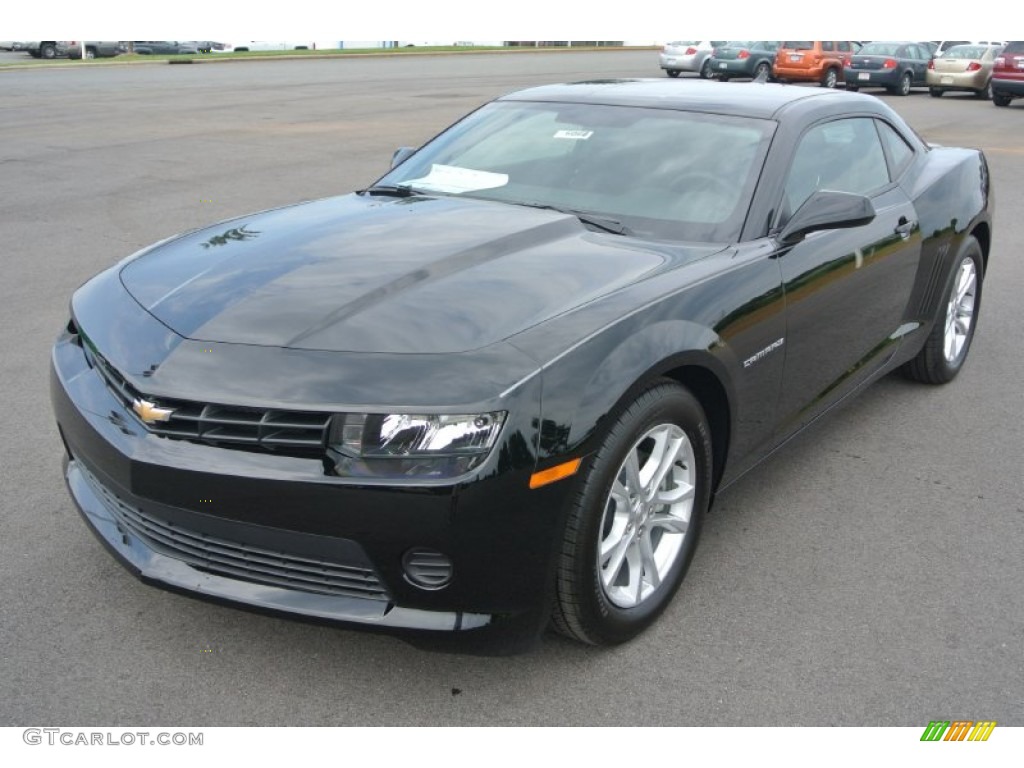 Black 2015 Chevrolet Camaro LS Coupe Exterior Photo #95714378