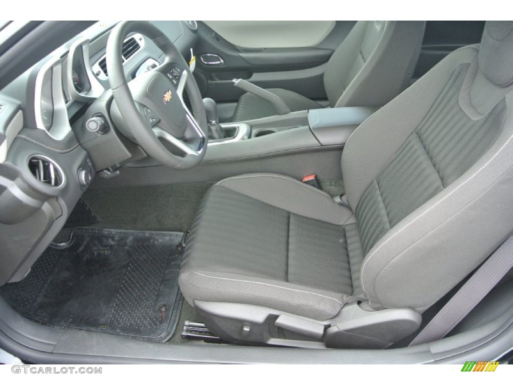 Black Interior 2015 Chevrolet Camaro LS Coupe Photo #95714519