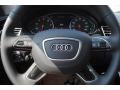 Black 2015 Audi A8 L 4.0T quattro Steering Wheel