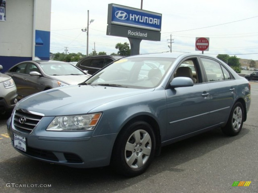 2009 Sonata GLS - Medium Silver Blue / Camel photo #1