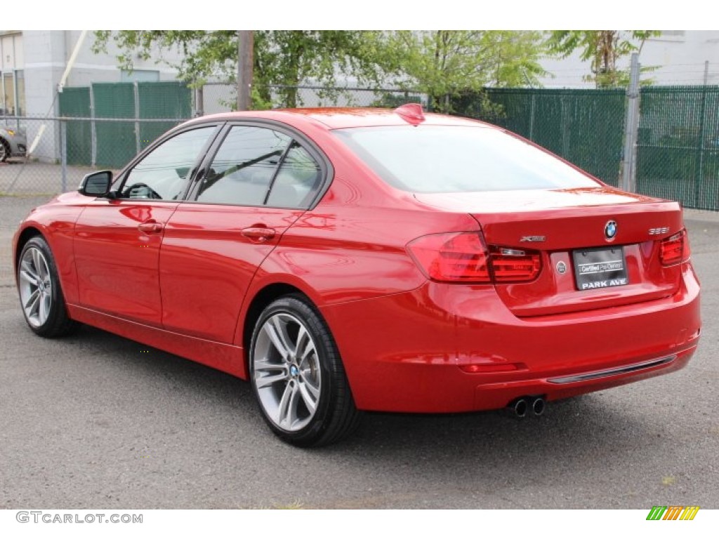 2014 3 Series 328i xDrive Sedan - Melbourne Red Metallic / Black photo #4