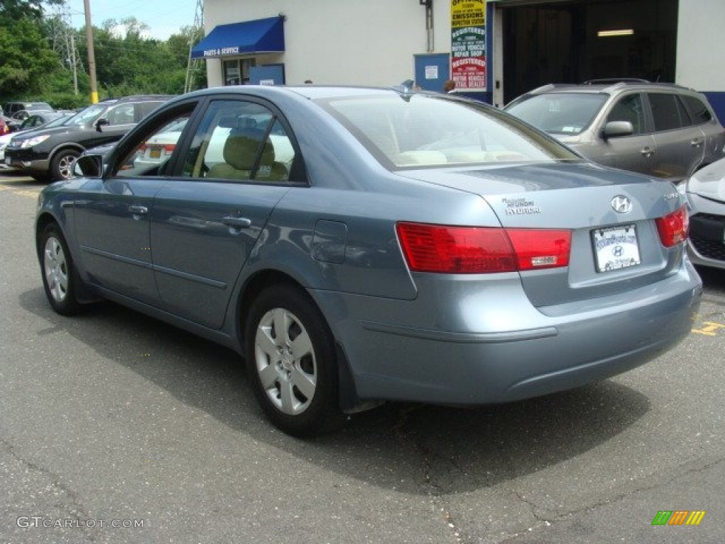 2009 Sonata GLS - Medium Silver Blue / Camel photo #6