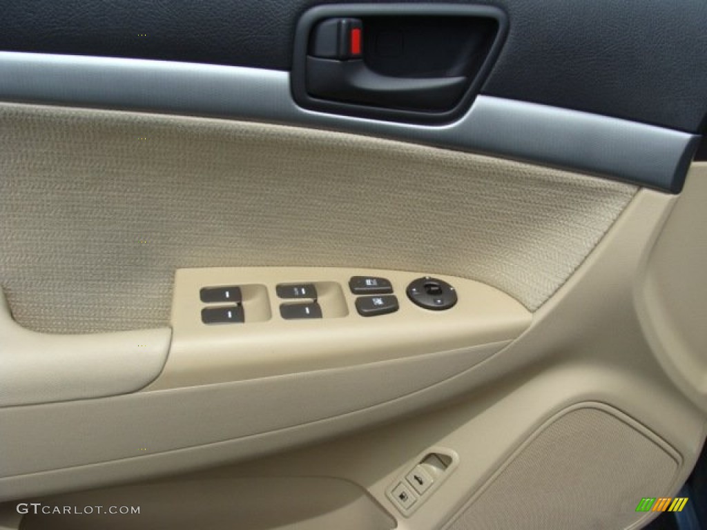 2009 Sonata GLS - Medium Silver Blue / Camel photo #8