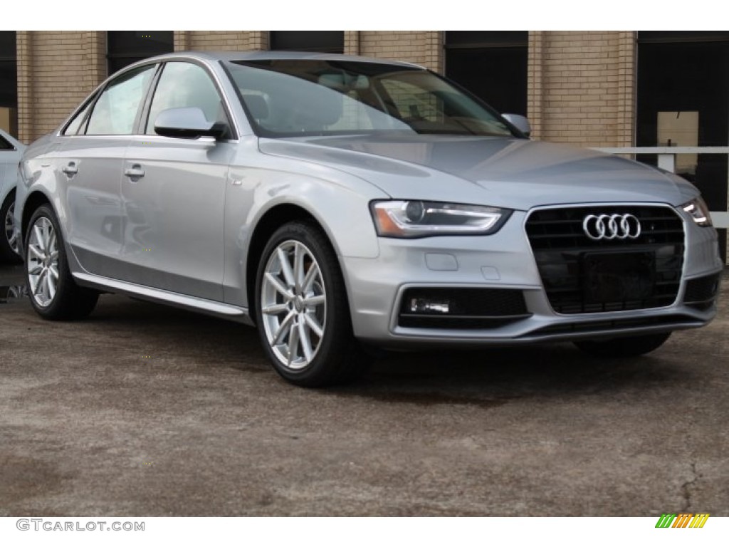 2015 A4 2.0T Premium Plus - Florett Silver Metallic / Black photo #1