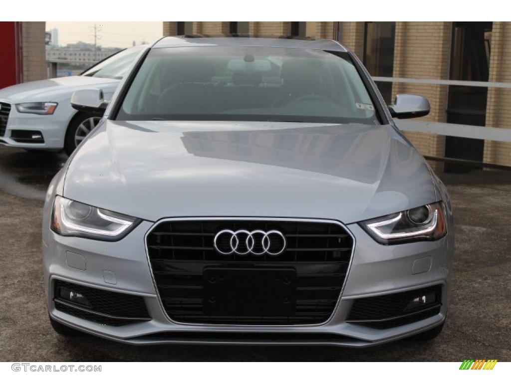 2015 A4 2.0T Premium Plus - Florett Silver Metallic / Black photo #2