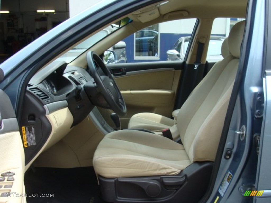 2009 Sonata GLS - Medium Silver Blue / Camel photo #10