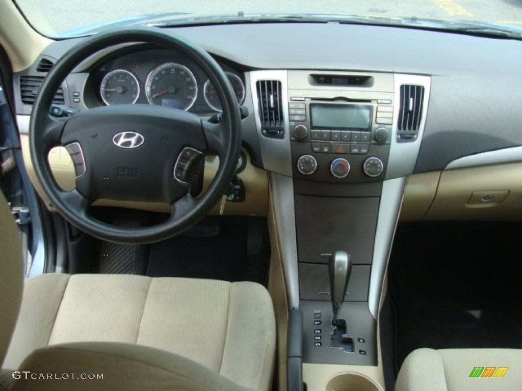 2009 Sonata GLS - Medium Silver Blue / Camel photo #11