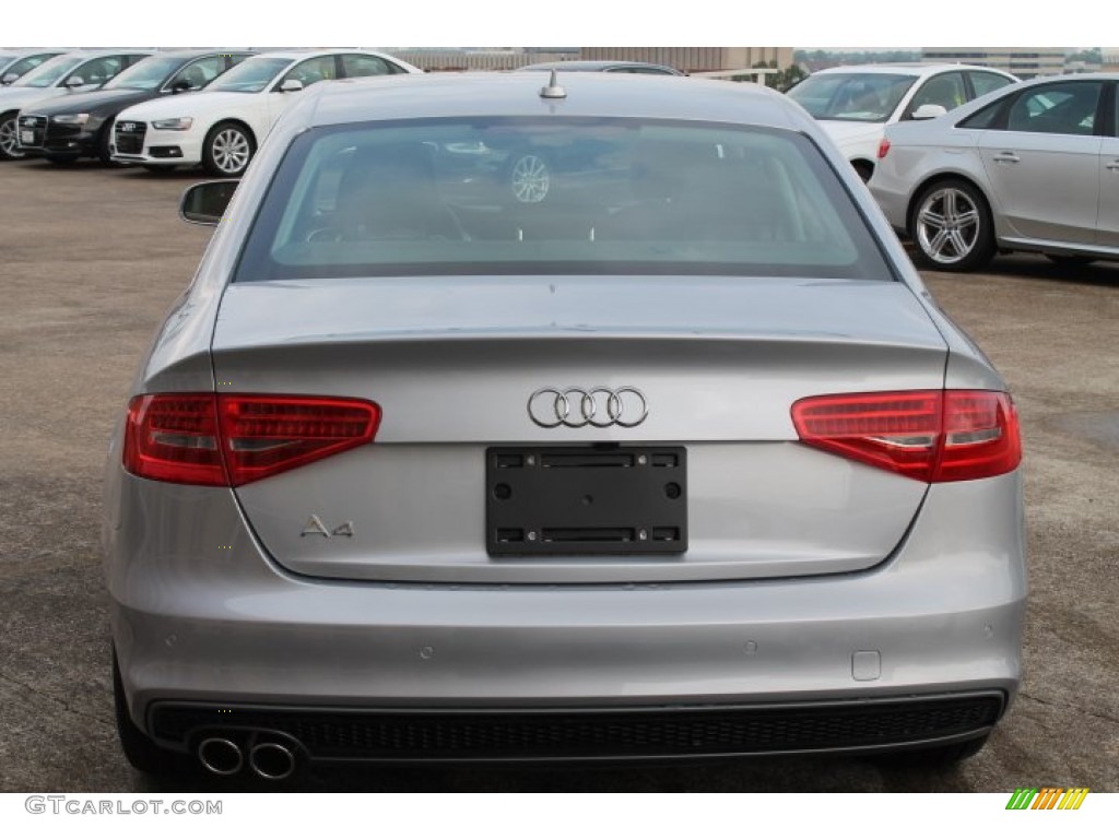 2015 A4 2.0T Premium Plus - Florett Silver Metallic / Black photo #7