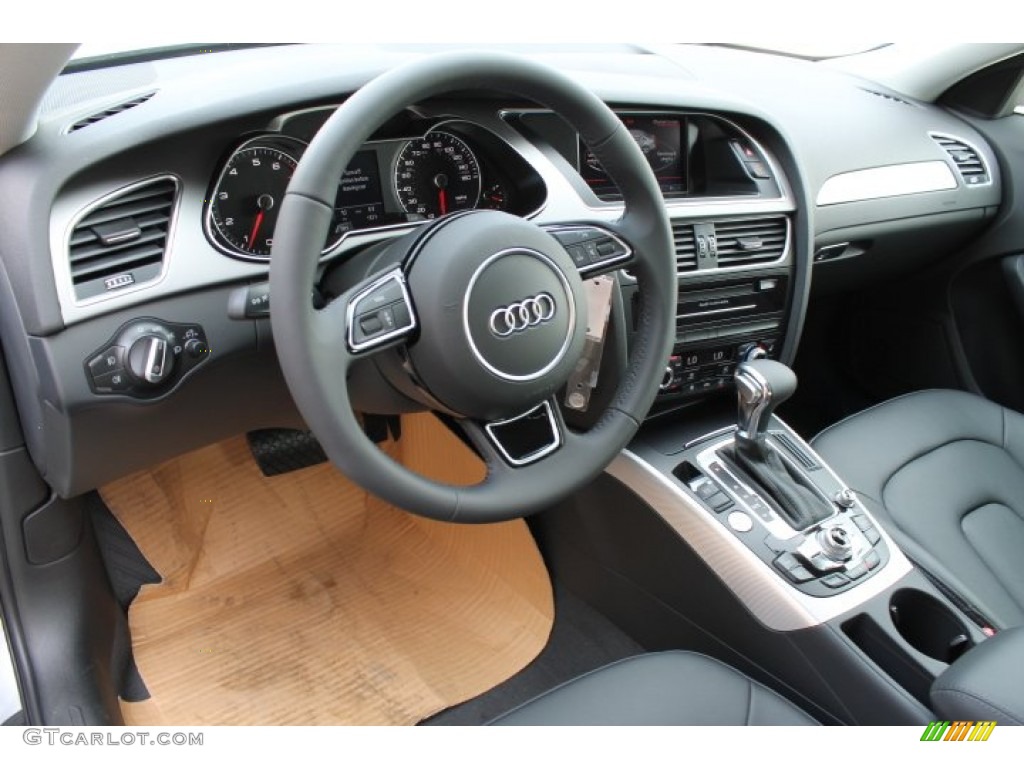 Black Interior 2015 Audi A4 2.0T Premium Plus Photo #95716103