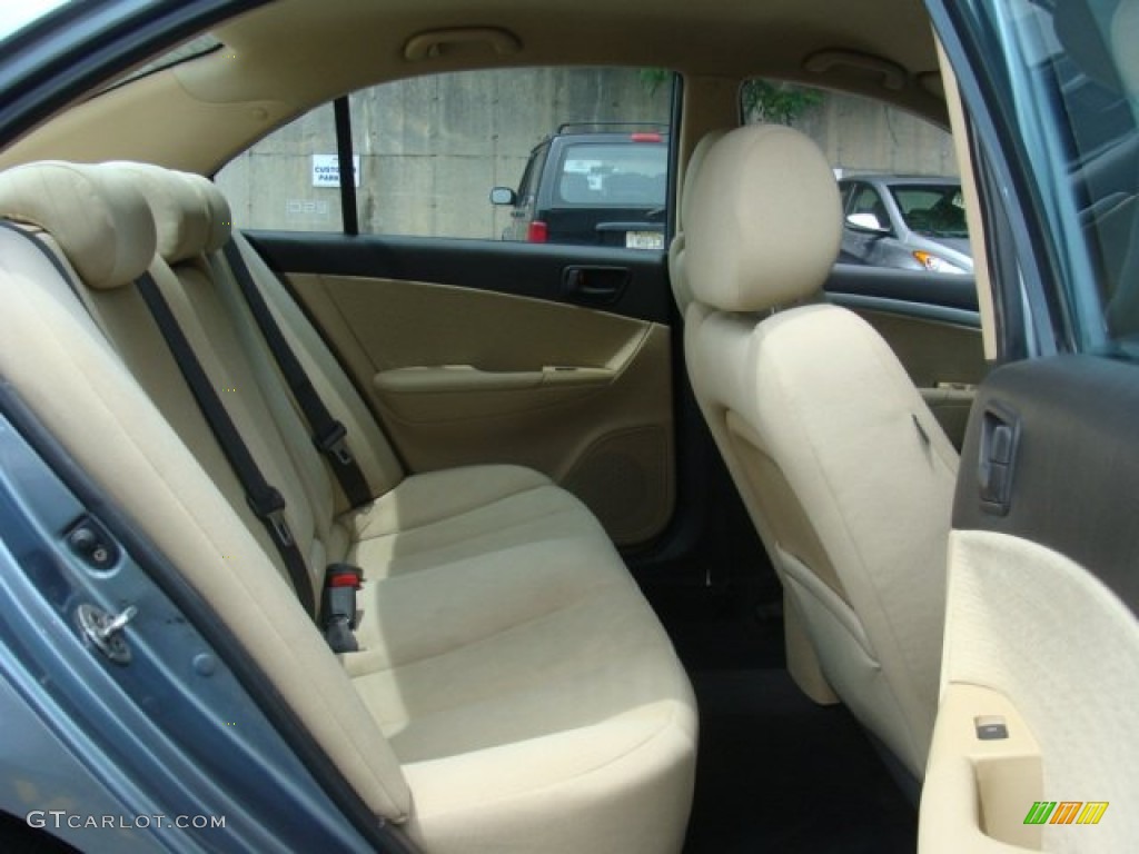 2009 Sonata GLS - Medium Silver Blue / Camel photo #21