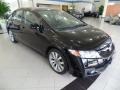 Crystal Black Pearl - Civic Si Sedan Photo No. 4