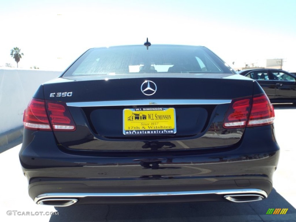 2014 E 350 Sport Sedan - Black / Black photo #5