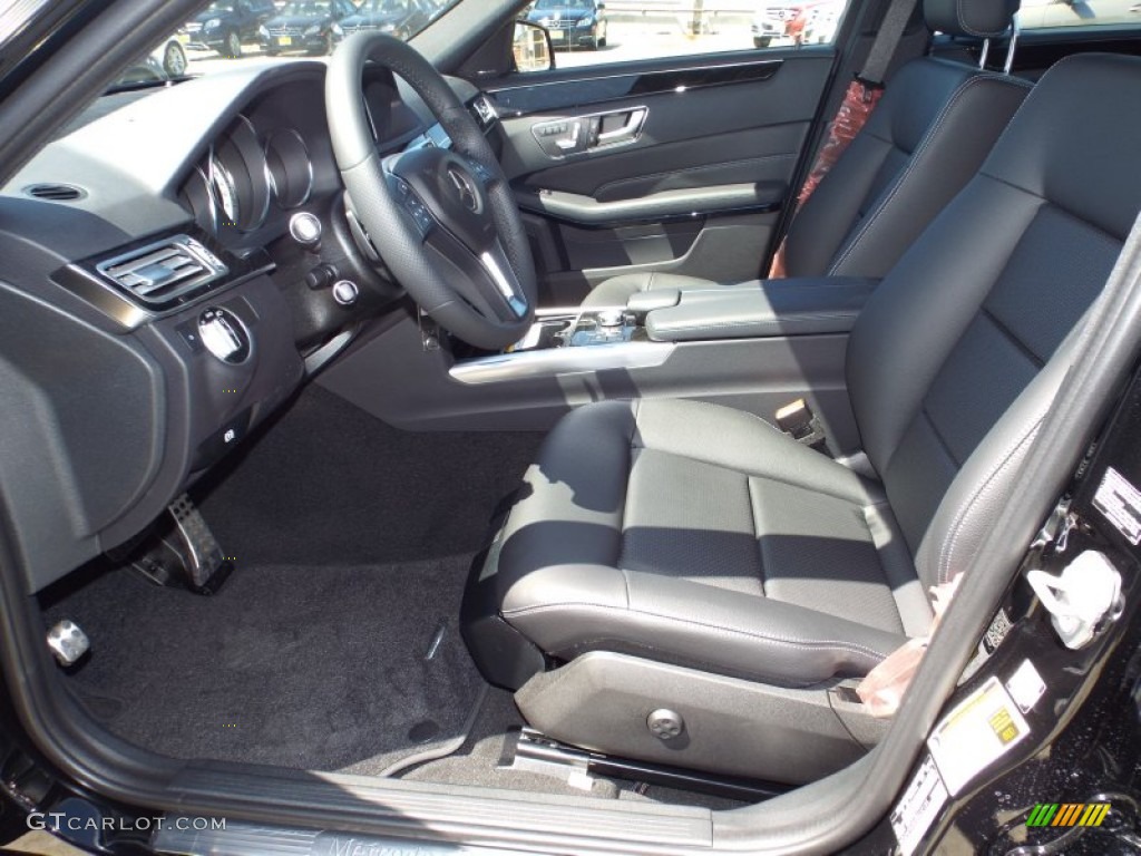 2014 E 350 Sport Sedan - Black / Black photo #7
