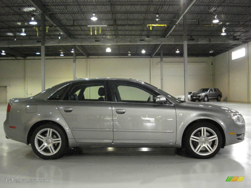 2006 A4 2.0T quattro Sedan - Quartz Gray Metallic / Ebony photo #3