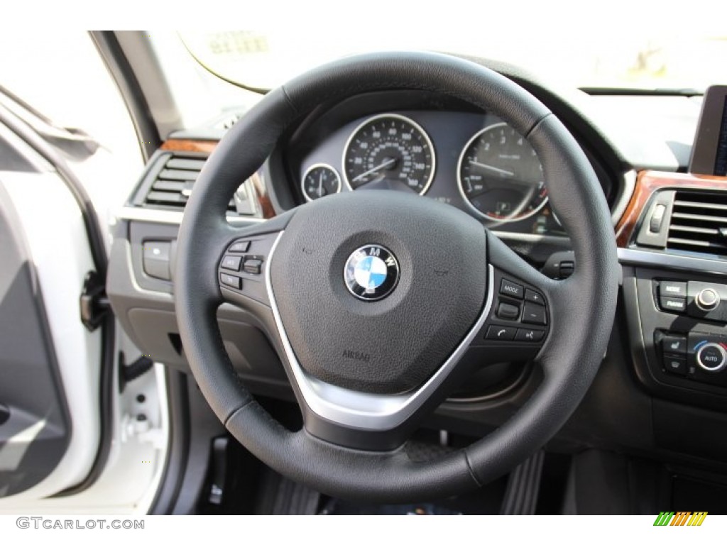 2014 3 Series 328i xDrive Sedan - Alpine White / Black photo #16